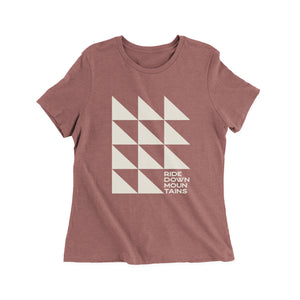 Women's Ride Down Mountains Tee