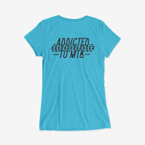 Women's Addicted to MTB Triblend Tee