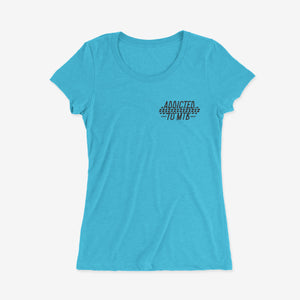 Women's Addicted to MTB Triblend Tee